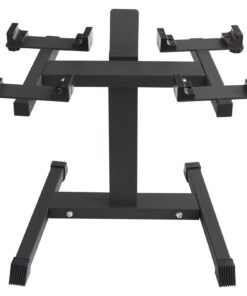 VEVOR Adjustable Dumbbell Stand with iPad Holder
