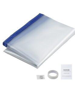 VEVOR 2.6 x 1.5 m (8.5 x 5 ft) Magnetic Dust Barrier Door Kit