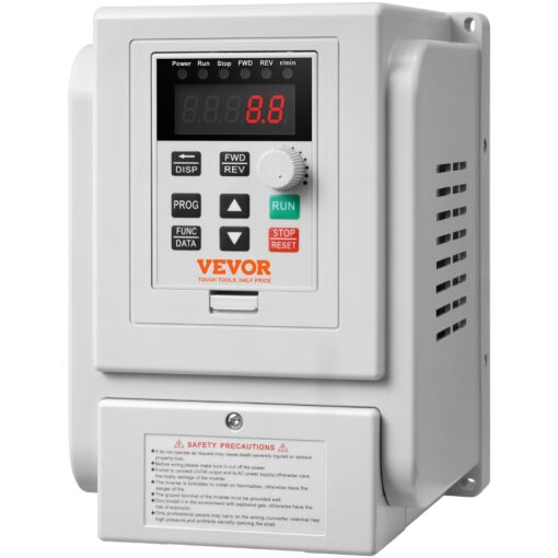 VEVOR 4 kW 5 HP Variable Frequency Drive for 3 Phase Motor Speed Control