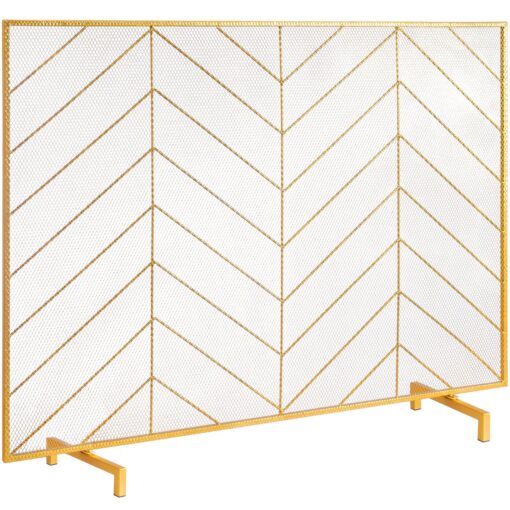 VEVOR 386 Inch 980 mm Fireplace Screen Single Panel