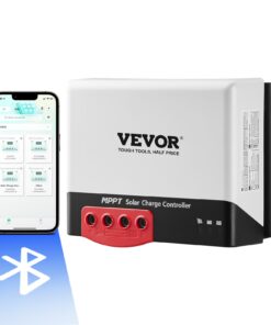 VEVOR 50A MPPT saules uzlādes kontrolieris ar Bluetooth