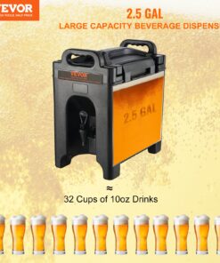 Thermal Cooler with Two-Stage Spigot for Restaurants & Cafes