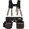 VEVOR Black Heavy Duty Carpenter Tool Belt with Suspenders