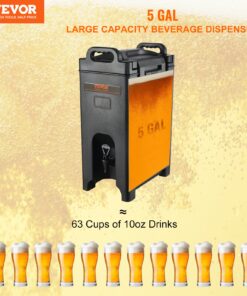 Food-Grade LDPE Hot and Cold Drink Server with 23mm (0.9 in) PU Layer