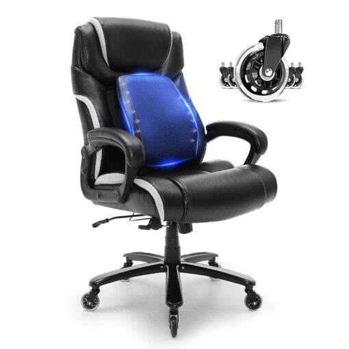 VEVOR Heavy Duty Executive Office Chair with Adjustable Lumbar Support