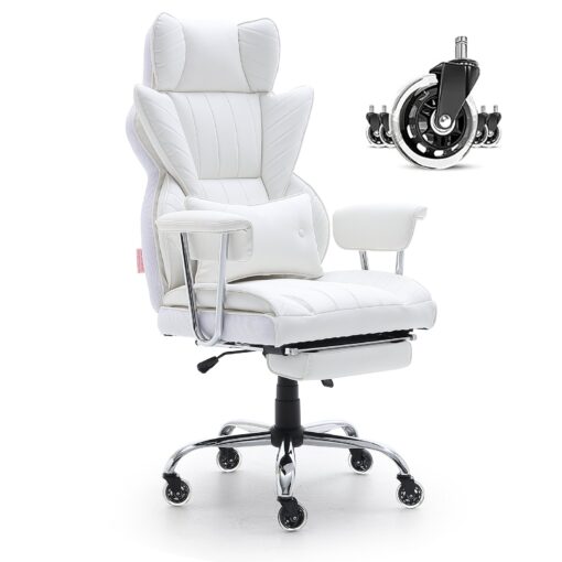 VEVOR Ergonomic Reclining Office Chair with Footrest