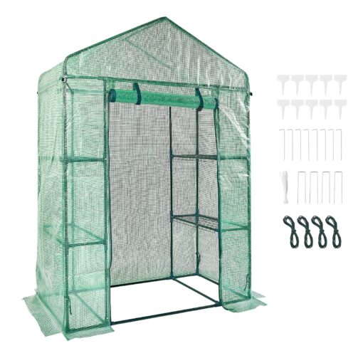 VEVOR Walk In Greenhouse with Shelves