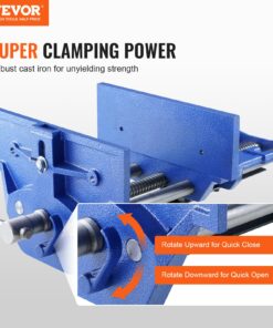 Heavy-Duty Cast Iron Vice with Quick Release