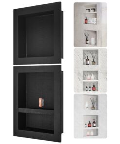 VEVOR Waterproof Shower Niche with Triple Shelf