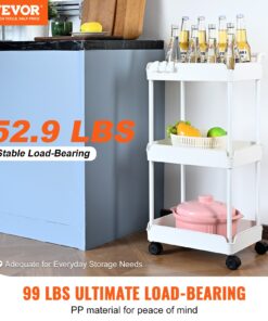 Multi-Functional Storage Trolley with Handle