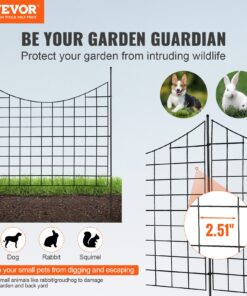 Rust-Resistant Carbon Steel Animal Barrier with 6 cm (2.5 in) Spike Spacing for Yard and Patio