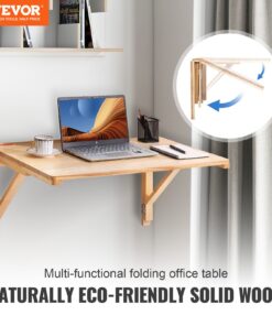 Solid Wood Floating Desk for Dining
