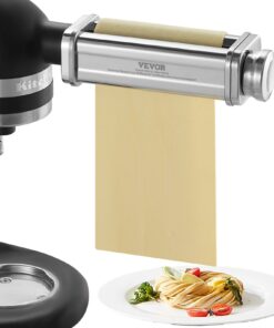 VEVOR Stainless Steel Pasta Roller Attachment for KitchenAid Mixer