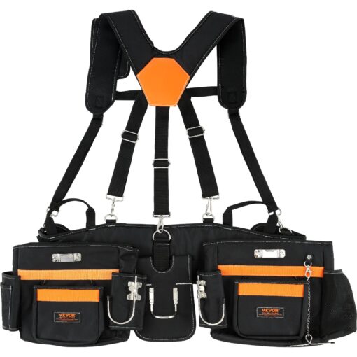 VEVOR Heavy Duty Tool Belt with Suspenders