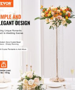 Золотая Металлическая ваза для свадеб и других мероприятий