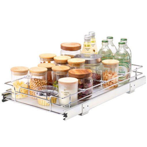 VEVOR 28cm W x 53cm D Pull Out Cabinet Organizer