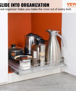 Chrome-Plated Steel Sliding Drawer