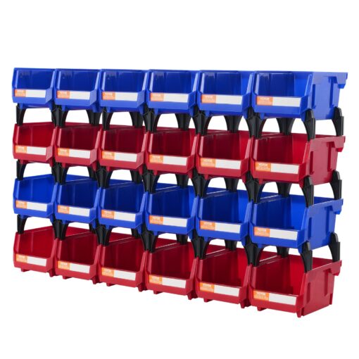 VEVOR Stackable Hanging Plastic Storage Bins