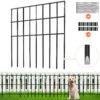 VEVOR No Dig Garden Fence 43cm 17in x 33cm 13in Animal Barrier