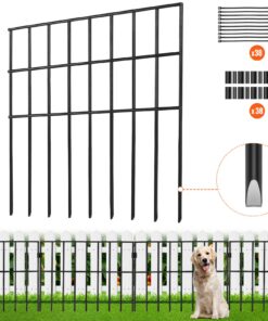 VEVOR No Dig Garden Fence 43cm (17in) x 33cm (13in) Animal Barrier