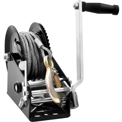 VEVOR Heavy Duty Hand Winch with 152 m 50 ft Steel Cable
