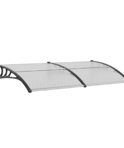 VEVOR Polycarbonate Window Door Awning Canopy 102 cm x 203 cm (40