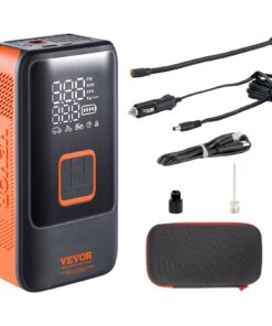 VEVOR Portable Dual Cylinder Tire Inflator with 12000mAh Battery