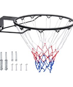 VEVOR Heavy Duty 45.7 cm (18 Inch) Basketball Rim with Net