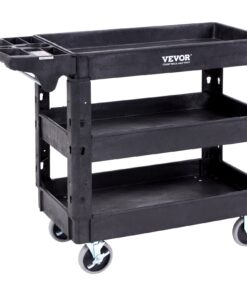 VEVOR Heavy Duty 3-Shelf Utility Service Cart