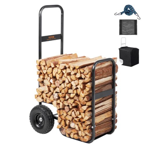 VEVOR Firewood Log Cart 113 kg 250 lbs Capacity