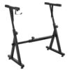 VEVOR Heavy Duty Z Style Digital Piano Keyboard Stand with Adjustable Width  Height