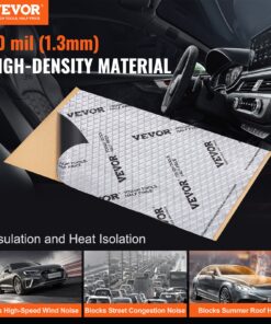52 sq.ft (4.8 sq.m) Butyl Noise Insulation & Vibration Dampening Sheets
