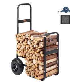 VEVOR Firewood Log Cart with 113 kg Load Capacity