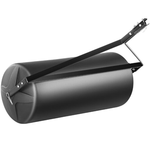 VEVOR 181 kg 400 lbs Tow Behind Lawn Roller with LLDPE Drum and Steel Frame for Tractor or ATV