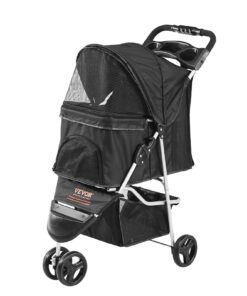 VEVOR Pet Stroller with 3 Wheels