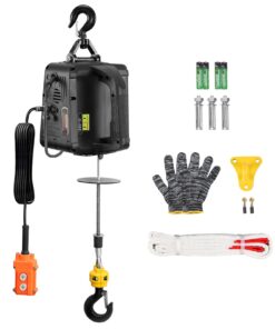 VEVOR 2-in-1 Portable Electric Hoist Power Winch