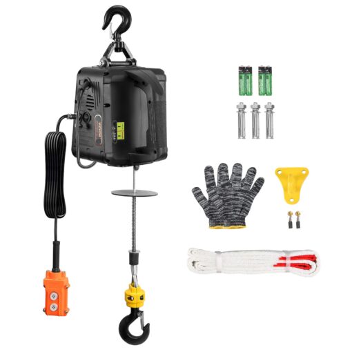 VEVOR 2 in 1 Portable Electric Hoist Power Winch