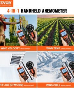 Measures Wind Speed (0-162 km/h / 0-100.8 mph)