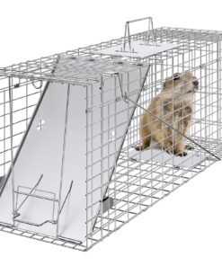 VEVOR Humane Foldable Live Animal Cage Trap for Cats