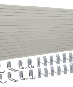 VEVOR Heavy Duty WPC Slatwall Panels with Hooks