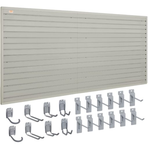 VEVOR Heavy Duty WPC Slatwall Panels with Hooks