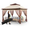 VEVOR 335 x 335 m Pop Up Patio Gazebo with Mosquito Netting