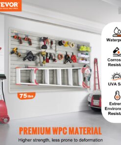 1.22m x 30.5cm (4 ft x 1 ft) Garage Organizer