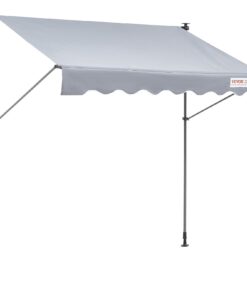 VEVOR Manual Retractable Patio Awning 3m x 1.2m (118