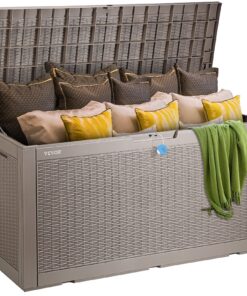 VEVOR 100-Gallon (378 Liters) Outdoor Storage Deck Box