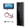 Комплект Монокристаллических Солнечных Панелей VEVOR мощностью 100 Вт с Контроллером Заряда 12V Высокой Эффективности