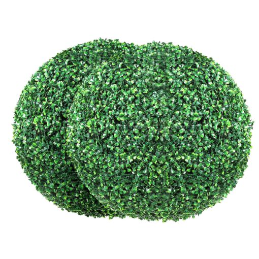 VEVOR 50 cm 20 Artificial Boxwood Topiary Balls with LED Lights