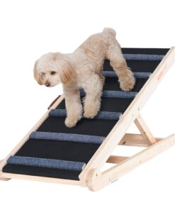 VEVOR Adjustable Folding Dog Ramp