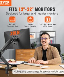 Supports 13''-32'' Screens (330-813 mm)