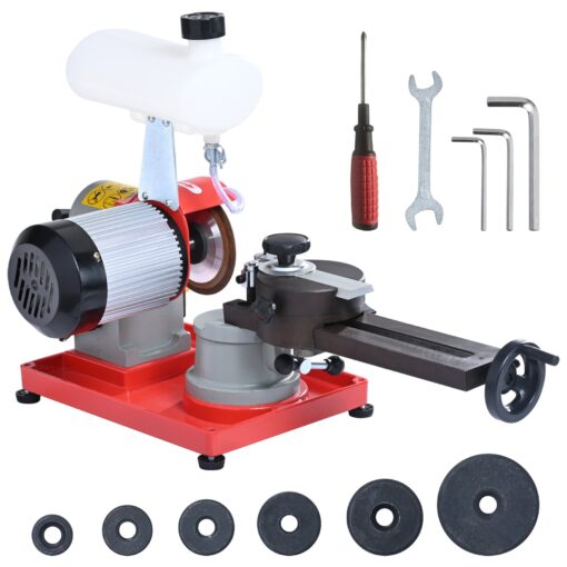 VEVOR 370W Circular Saw Blade Sharpener Grinder with Water Tank